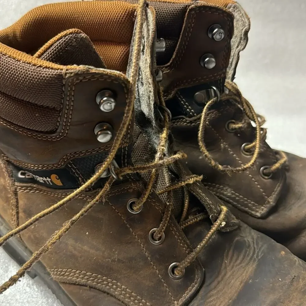Carhartt Work Boots ASTM F2413-18 US Men’s 10 Paint Distressed broken in comfy
